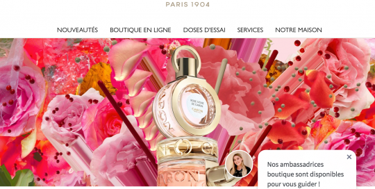 Experts de boutiques Shopify - La Fabrique Shopify Montréal www.parfumscaron.com collections la collection merveilleuse e1631281345844